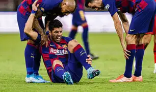 Barcelona confirma que Luis Suárez será operado de la rodilla derecha