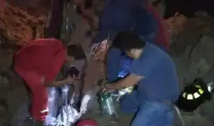 Pucallpa: rescatan a obreros atrapados en zanja de ocho metros