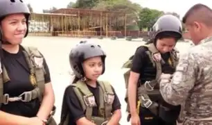 Ejército del Perú: inició curso de “mini paracaidistas” para niños