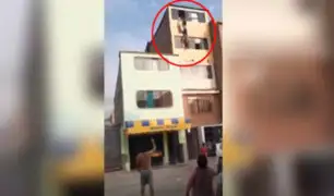 Surco: mujer intentó lanzarse del quinto piso para no ser agredida por su pareja
