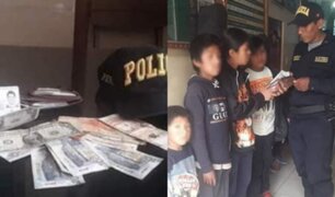 Cusco: niños entregan a la Policía billetera extraviada con S/1200