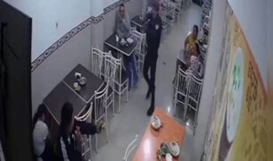VES: presunto delincuente fue abatido dentro de restaurante