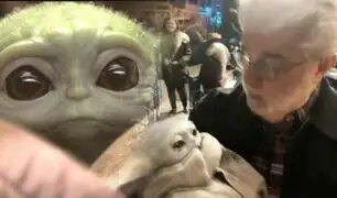 Star Wars: George Lucas conoció finalmente a Baby Yoda