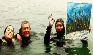 Pascual Mimbela: el primer peruano en pintar cuadros bajo el mar