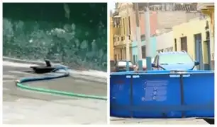 Callao: vecinos roban agua de medidores para llenar piscinas portátiles
