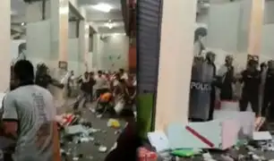 Vecinos de Ate incómodos tras constantes disturbios de enfurecidos hinchas de Universitario