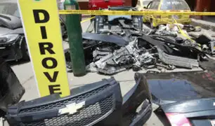 Chosica: Policía recupera vehículos y varias autopartes robadas tras operativo