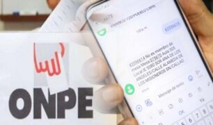 ONPE: más de 24 millones de ciudadanos podrán informarse vía SMS