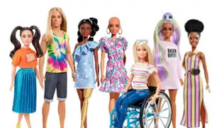 Colección diversa: lazan Barbie con vitiligo, prótesis, sin cabello y gordita