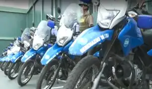 Municipalidad de Lima aumenta 40 motos para patrullaje integrado