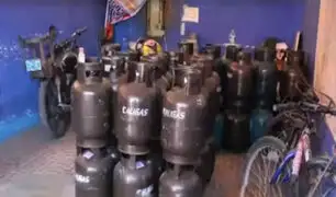 Breña: clausuran locales que vendían balones de gas