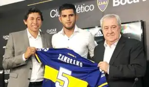 Carlos Zambrano fue presentado como nuevo refuerzo de Boca Juniors