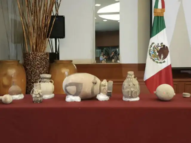 México devolvió al Perú 37 piezas arqueológicas