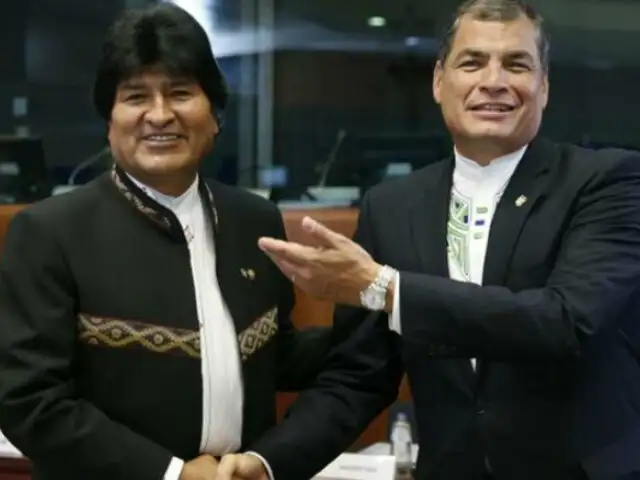 Rafael Correa envía mensaje a Evo Morales: 