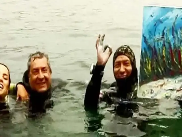 Pascual Mimbela: el primer peruano en pintar cuadros bajo el mar