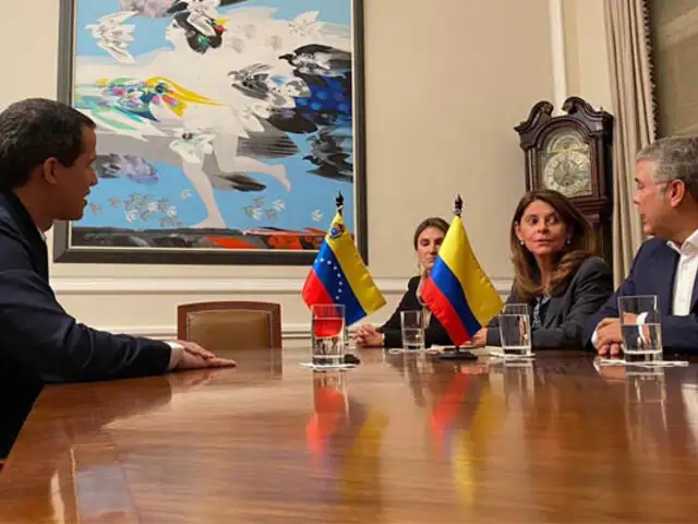 Colombia: Guaidó se reúne con secretario de EEUU en conferencia sobre terrorismo
