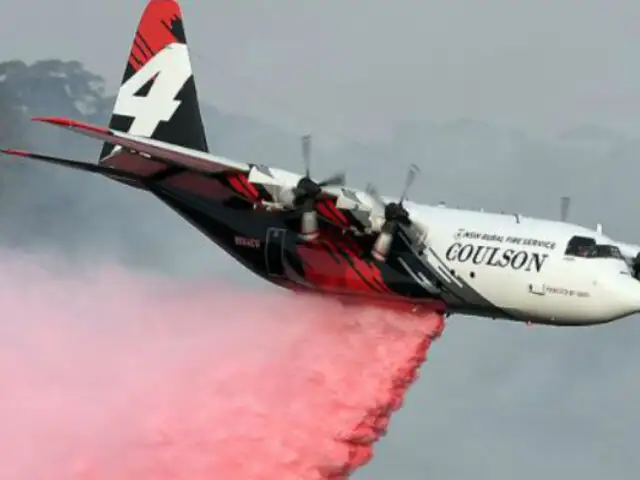 Australia: bomberos estadounidenses mueren tras estrellarse avión
