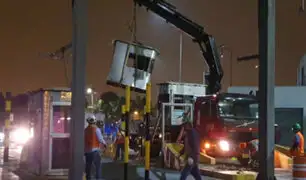 La Molina: garitas de peaje fueron retiradas de la avenida Separadora Industrial