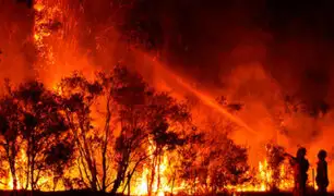 Bomberos evitan que incendios lleguen hasta la capital de Australia