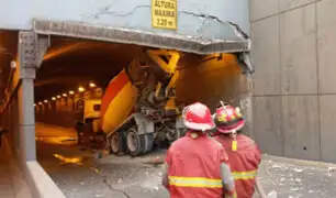Accidente en Óvalo Higuereta: ¿quién pagará por los daños en el túnel?