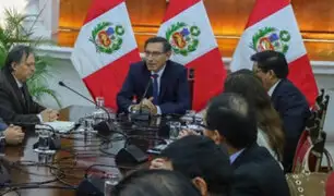 Presidente Vizcarra continúa conversaciones con partidos políticos