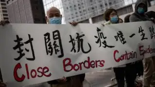 Coronavirus: médicos de Hong Kong realizan huelga para exigir cierra de fronteras