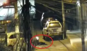 Huancayo: taxi arrolla a joven ebrio que dormía en la pista