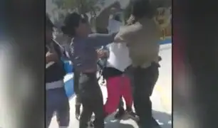 Los Olivos: sujeto golpea a oficial para evitar ser detenido