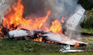Tragedia en Colombia: avioneta se estrelló poco después de despegar