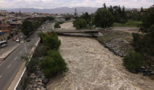 Arequipa: evalúan cerrar puentes ante crecida del río Chili