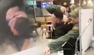 EEUU: registran violento arresto a hispano en un local de Burger King
