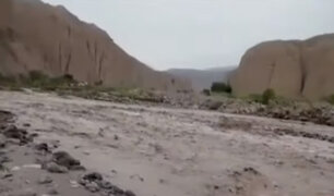 Tacna: caída de huaico provocó desborde del río Locumba