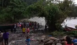 Puno: un muerto y 21 desaparecidos deja naufragio en el río Inambari