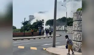 Miraflores: reportan incendio en malecón de Armendáriz