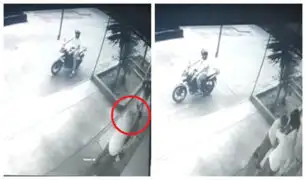 SMP: delincuentes en moto golpean a hombre por resistirse a robo