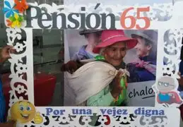 Más de 37 mil adultos mayores de todo el país cobraron subvenciones de Pensión 65