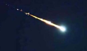 México: se registra sorprendente caída de un meteorito