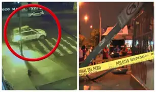 Cercado de Lima: camioneta PNP choca y derriba poste de alumbrado público
