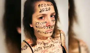 Solsiret Rodríguez: Yidda Eslava se escribió en el cuerpo nombres de víctimas de feminicidio