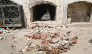 Tres nichos del cementerio de Tumán fueron profanados