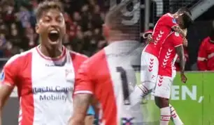 Miguel Araujo anota su primer gol con la camiseta de FC Emmen en Holanda