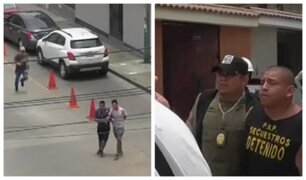 San Borja: capturan a sujetos acusados de extorsionar a courier tras intensa persecución