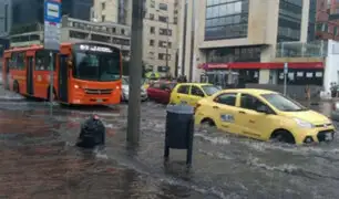 Colombia: fuertes lluvias provocan inundaciones en Bogotá