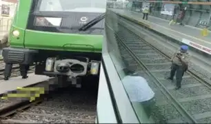 Metro de Lima: hombre murió tras caer a las vías del tren en la Estación Angamos