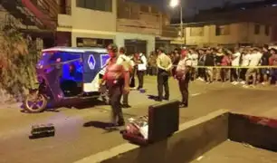 SMP: sicarios matan de balazo en el rostro a un mototaxista