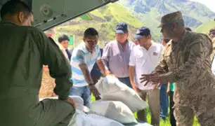 Cusco: más de 7 toneladas de víveres fueron enviados para los damnificados tras aluvión