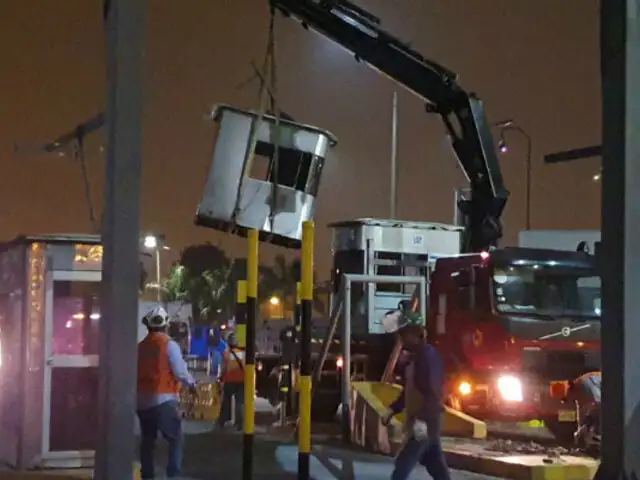 La Molina: garitas de peaje fueron retiradas de la avenida Separadora Industrial