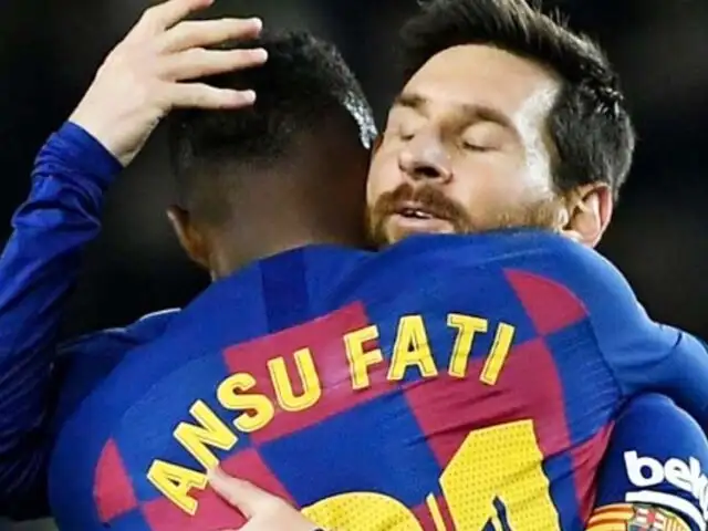 Barcelona lográ triunfo con dos goles de Ansu Fati