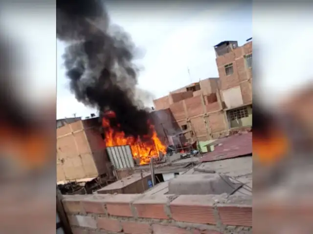 Lurín: dos niños mueren y uno queda herido tras incendio en vivienda