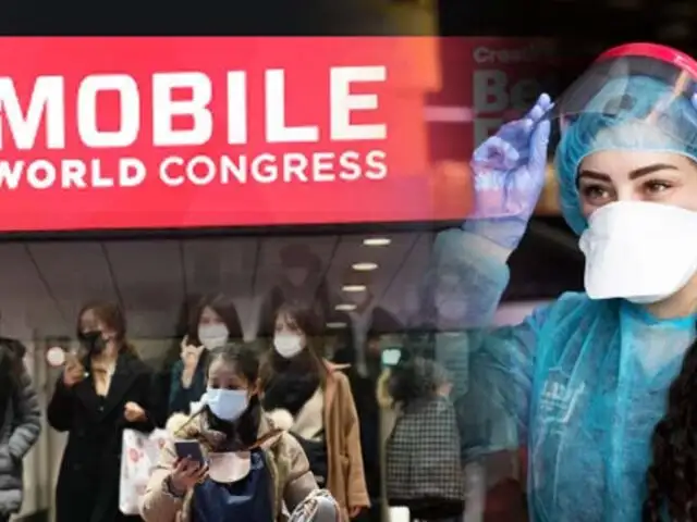 Organizadores cancelan congreso tecnológico de Barcelona por la crisis del coronavirus